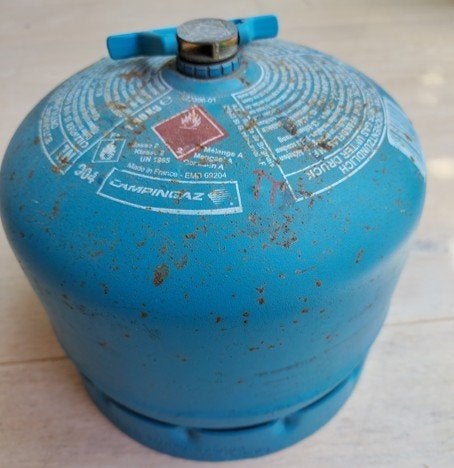 Lege Campingaz 904 gasfles – direct om te ruilen, Ophalen, Gebruikt