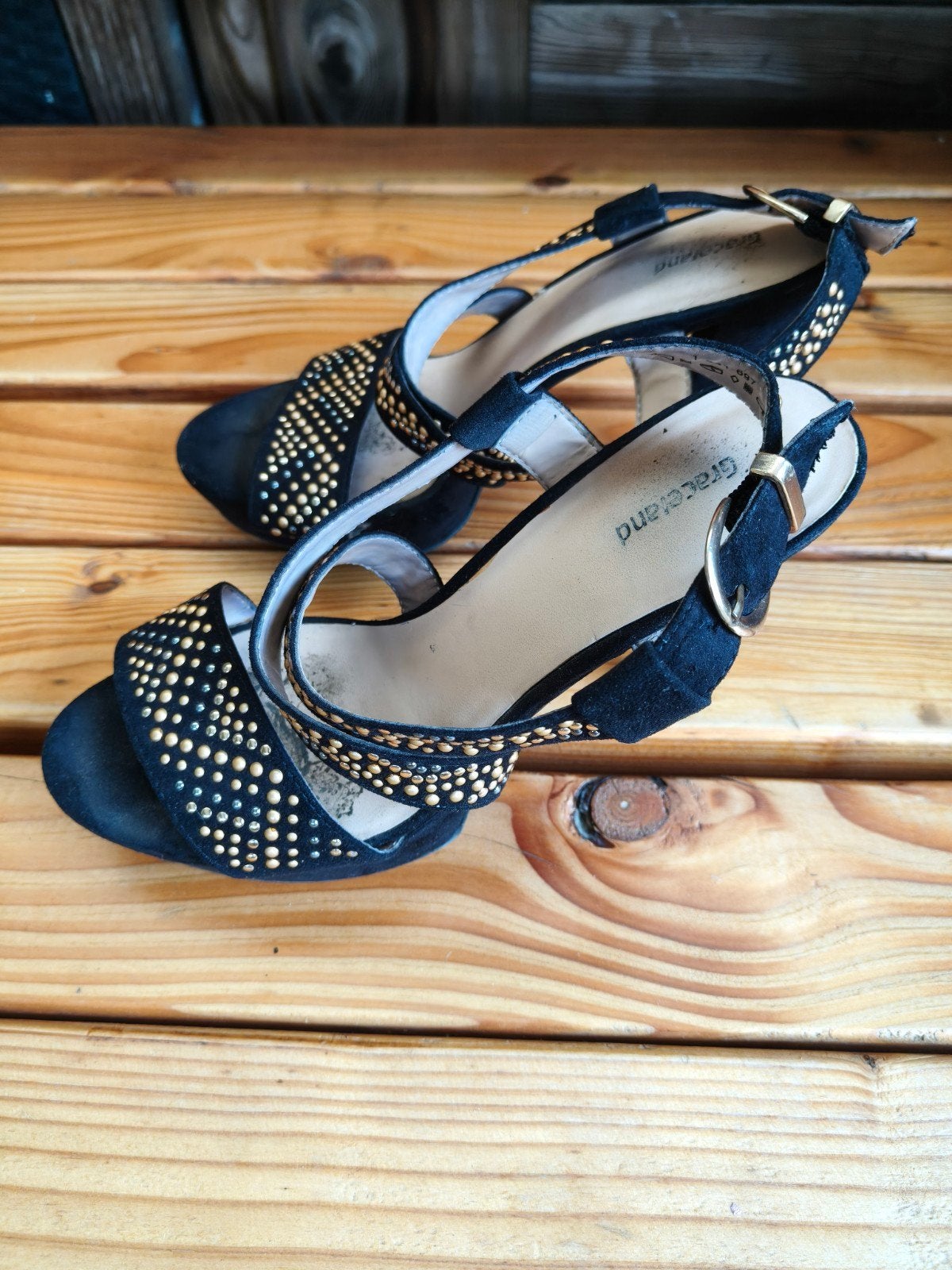 Schoenen met hoge hak maat 39 van het merk Graceland, Kleding | Dames, Zwart, Ophalen of Verzenden, Zo goed als nieuw, Graceland
