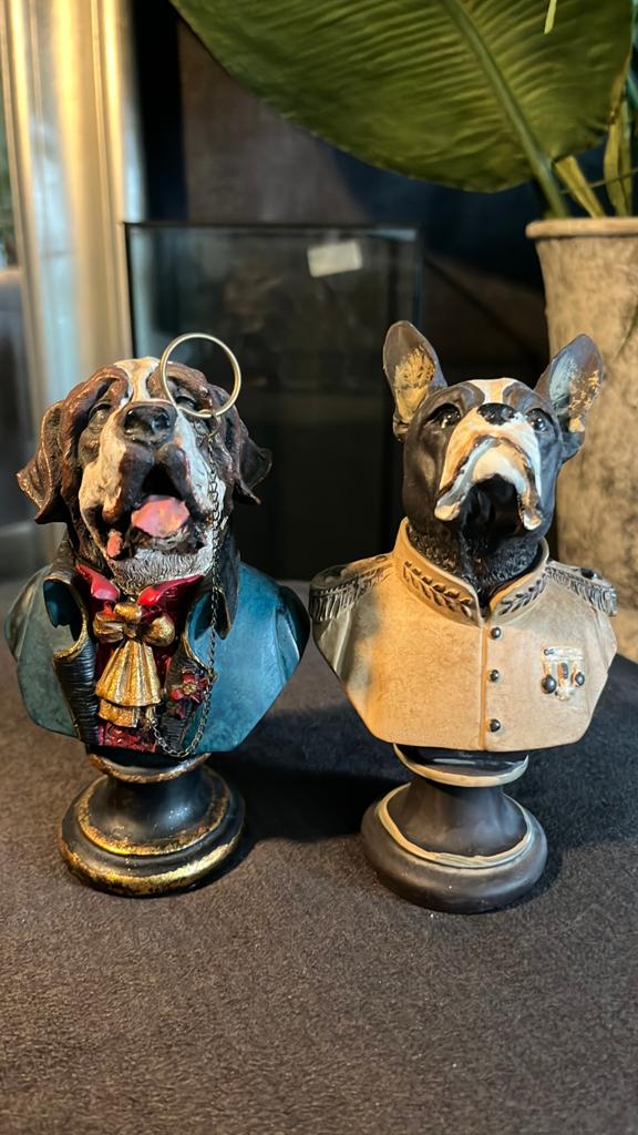 Twee leuke honden beeldjes, Ophalen of Verzenden, Zo goed als nieuw