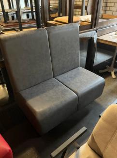 Eetkamerbank 110 cm horeca restaurant bankje kunstleder, Ophalen, Nieuw, Leer, Eén
