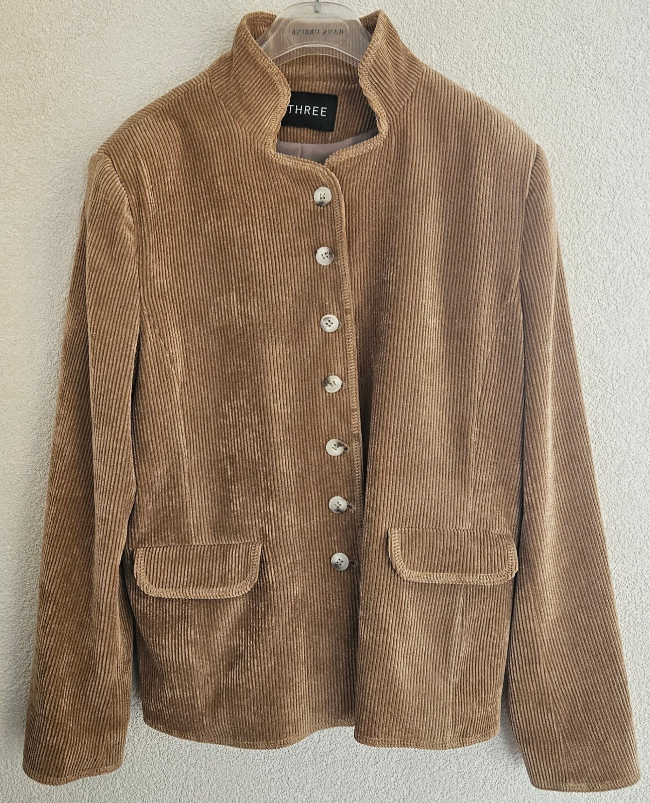 B Three  camel blazer Manoush maat 44, Ophalen of Verzenden, Zo goed als nieuw, Maat 42/44 (L), Bruin