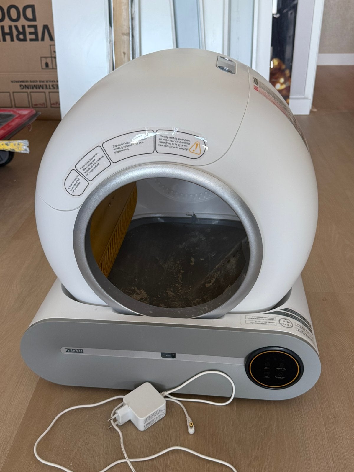 Automatische kattenbak, Dieren en Toebehoren, Kattenbakken, Ophalen, Zelfreinigend, Gebruikt