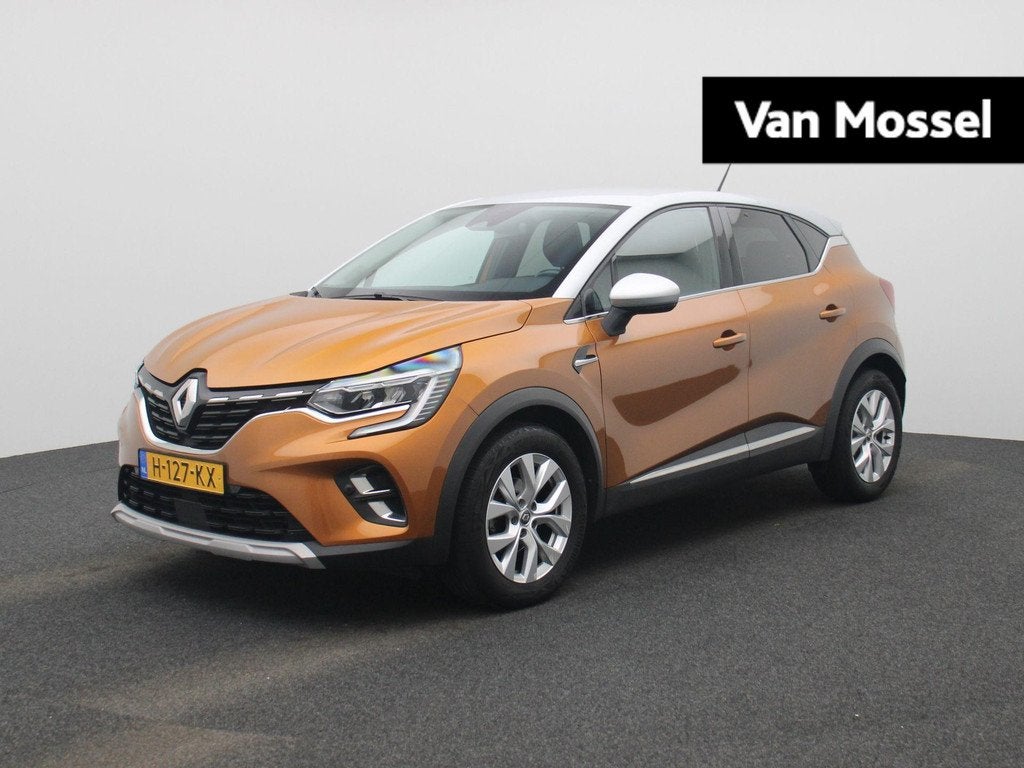 Renault Captur 1.3 TCe 130 Intens | Camera | PDC Voor+Achter, Auto's, Renault, Stof, Gebruikt, SUV of Terreinwagen, Onderhoudsboekje