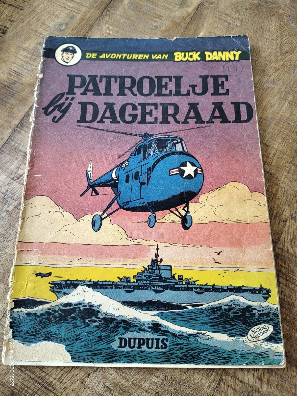 Buck Danny - Patrouille bij Dageraad (1955), Eén stripboek, Ophalen of Verzenden, Gelezen