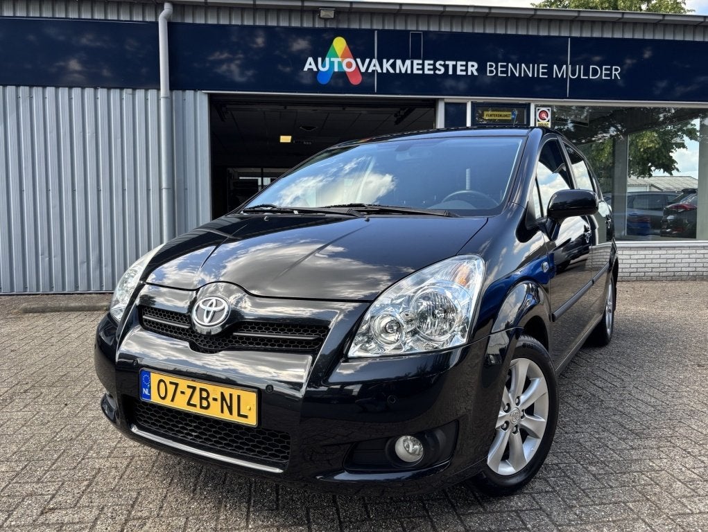Toyota Verso 1.8 VVT-i Luna 7-PERS / AUTOMAAT / AIRCO/ECC, Auto's, Toyota, Gebruikt, Zwart, 4 cilinders, 129 pk