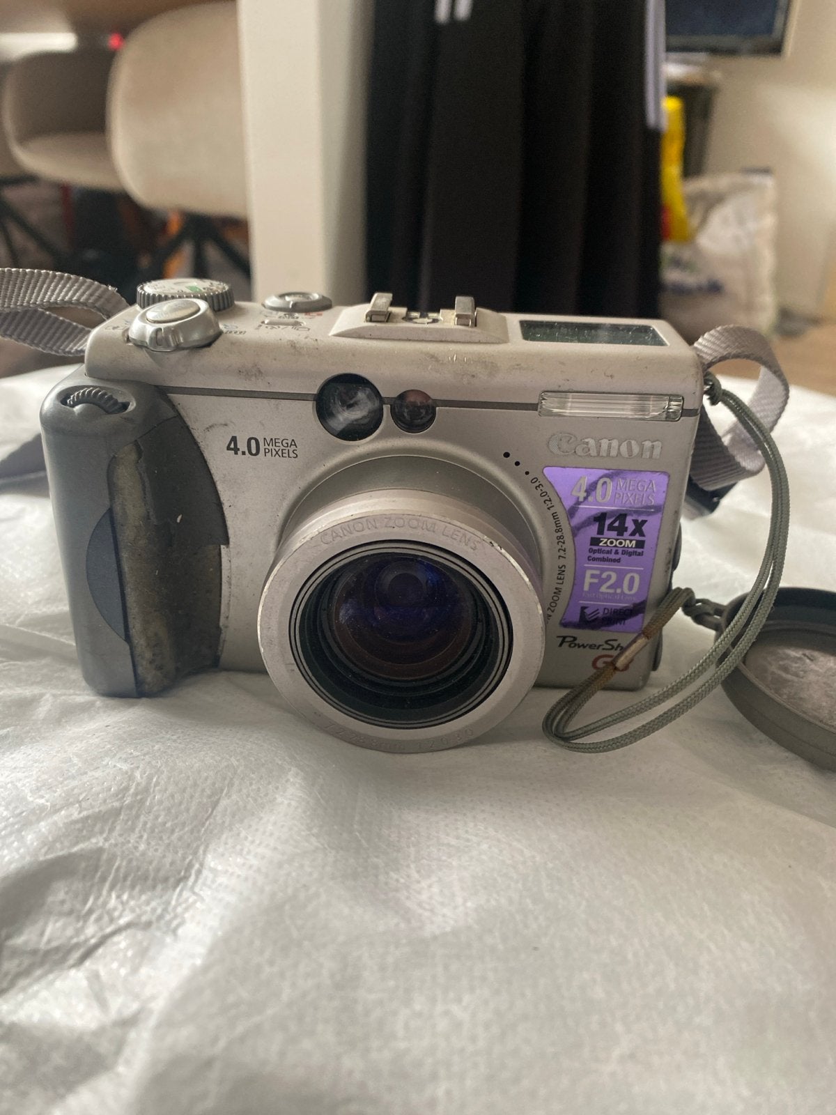 Canon PowerShot G3 Digitale Camera 4.0 Megapixels, Ingebouwde flitser, Gebruikt, Canon, Ophalen of Verzenden