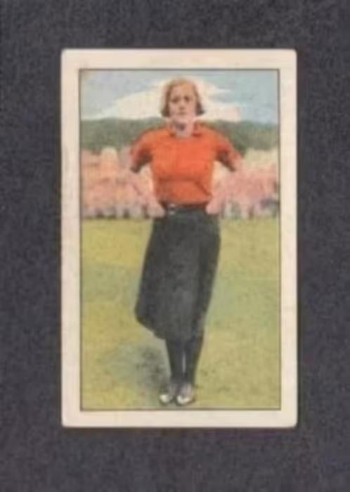 Albumplaatje Moos Korfbal 1932 (173)., Ophalen of Verzenden, Zo goed als nieuw