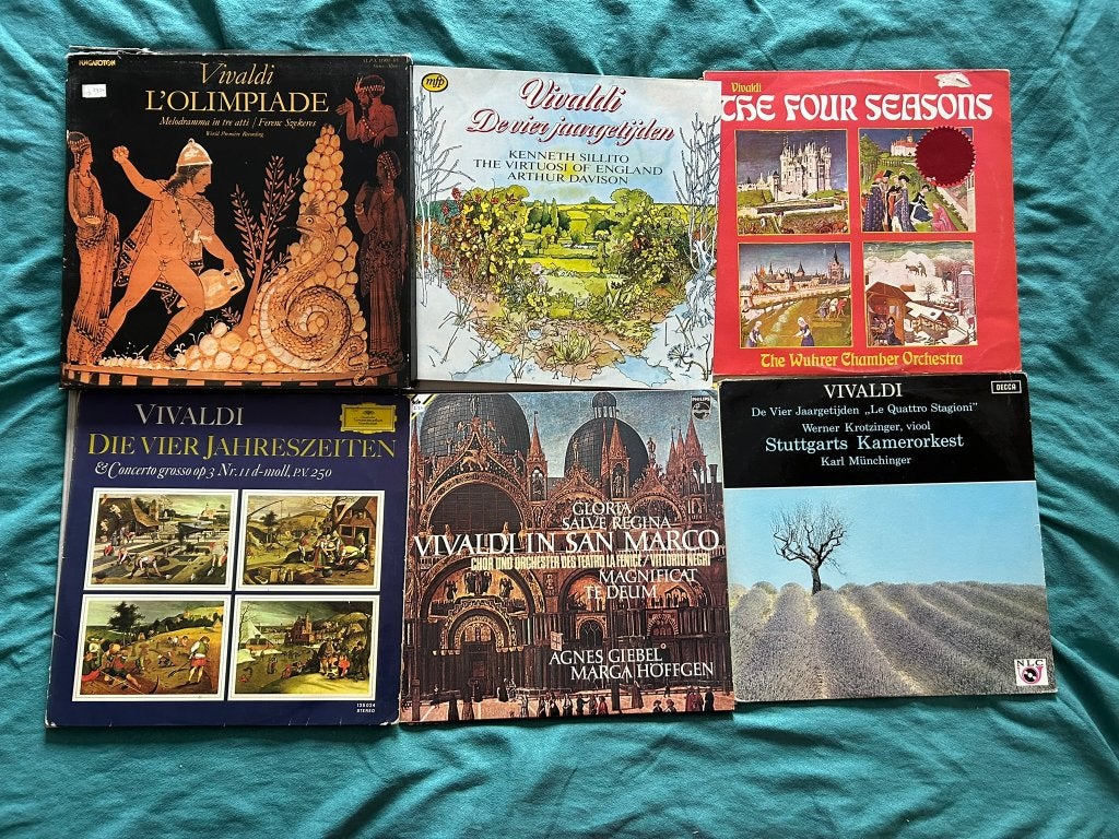 16 LP's Antonio Vivaldi Klassiek (ook per stuk te koop), Cd's en Dvd's, LP, Gebruikt, Overige typen, Ophalen of Verzenden