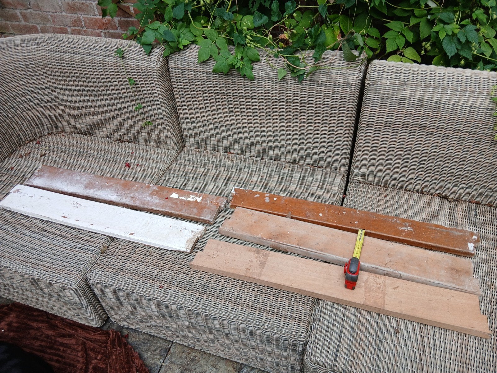 Houten dorpels, Gebruikt, Overige typen, Ophalen of Verzenden, Minder dan 200 cm