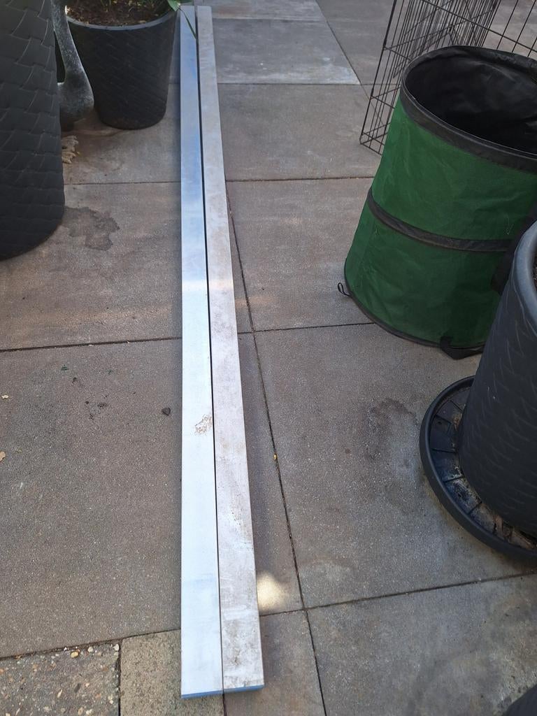 Afreilatten alu 2.50x6x4 2x, Ophalen