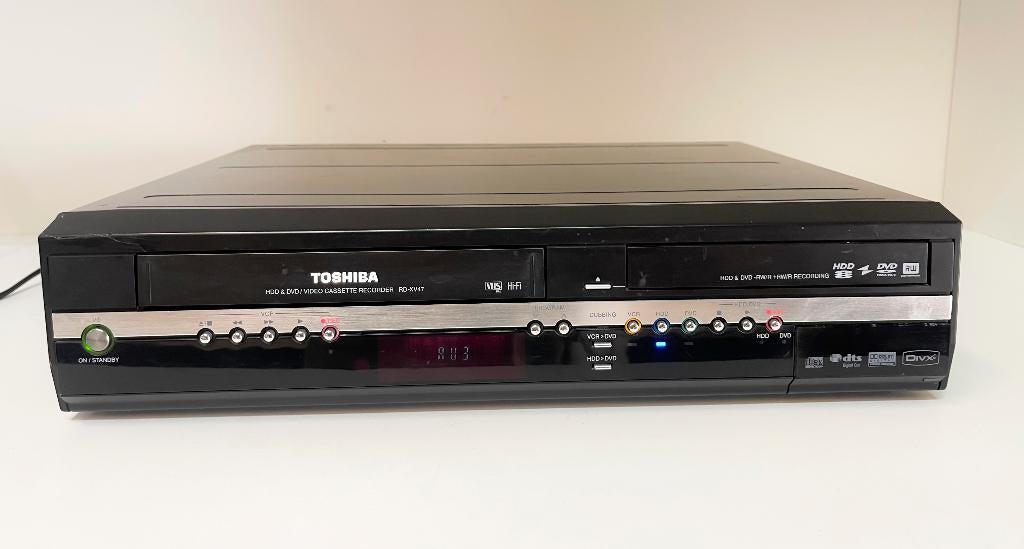 TOSHIBA RD-XV47 VHS Combi DVD& 160GB HDD (Video eet band op), N, Ophalen of Verzenden, Toshiba, VHS-speler of -recorder