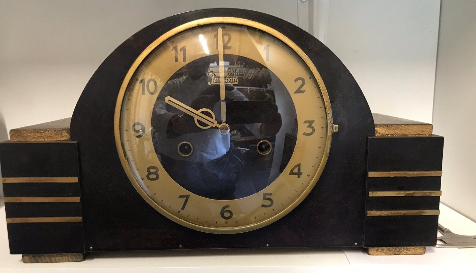 Bijzondere Art-Deco Junghans pendule., Ophalen of Verzenden
