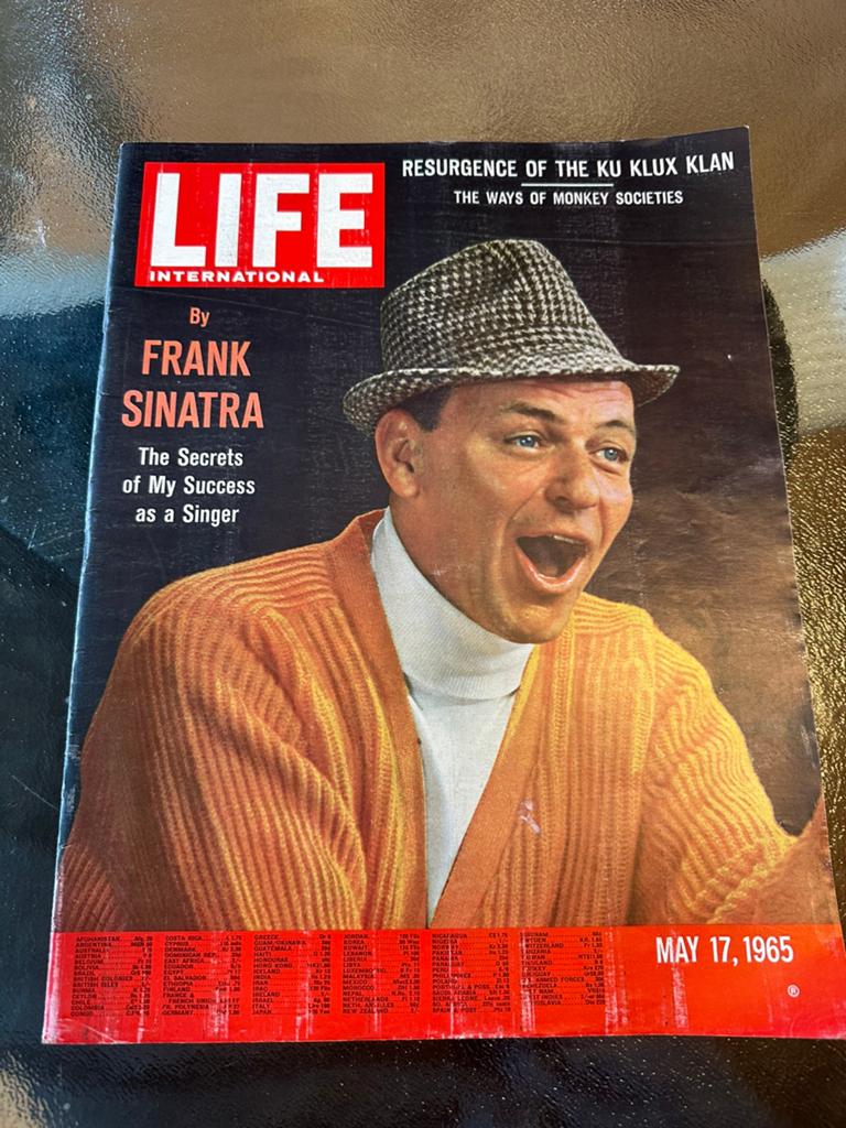 Zeldzaam LIFE  (5 oktober 1964) Frank Sinatra Cover, Boeken, Ophalen of Verzenden, Zo goed als nieuw, Muziek, Film of Tv
