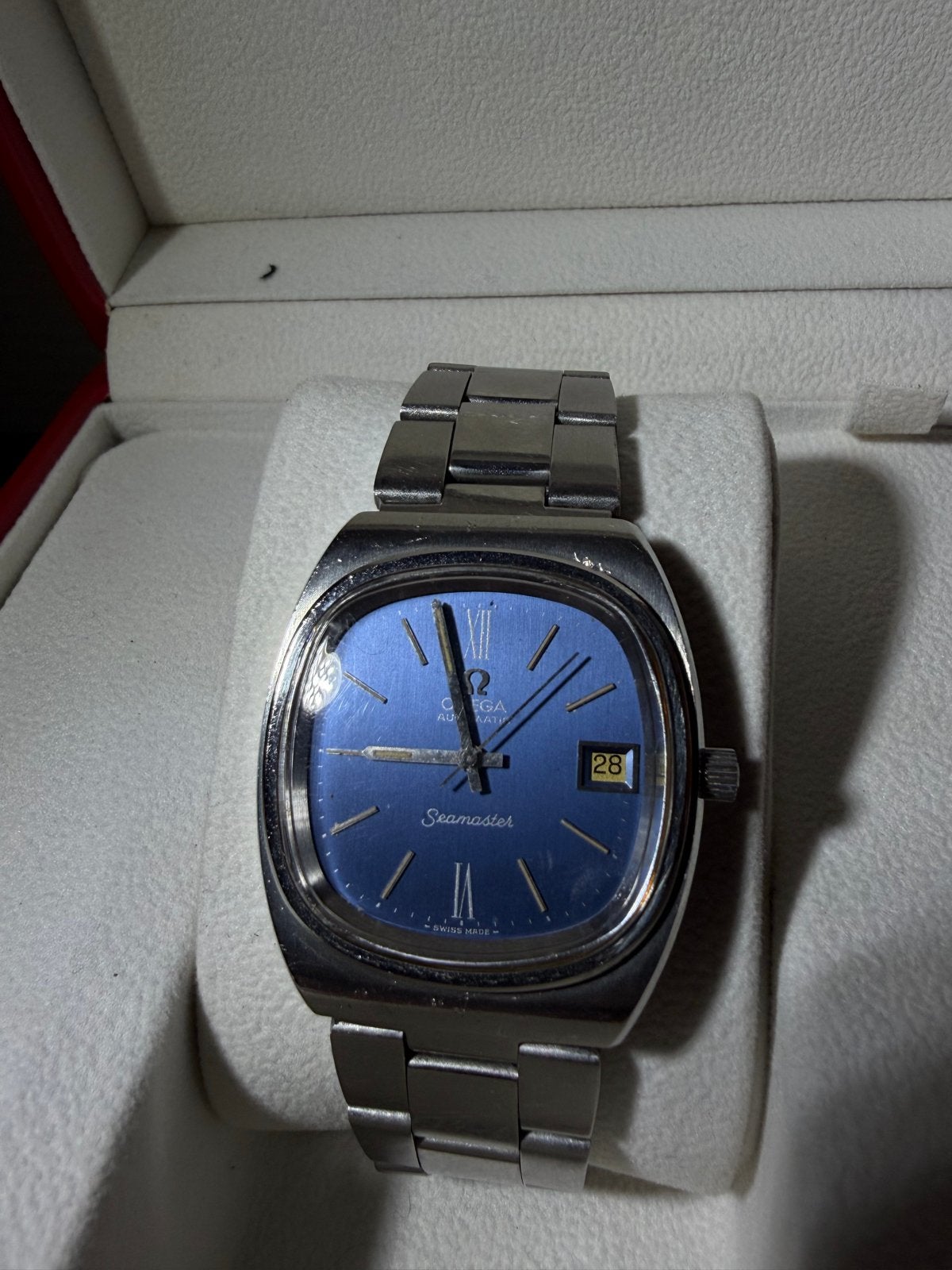 Omega Seamaster, Ophalen, Staal, Met bandje, Polshorloge