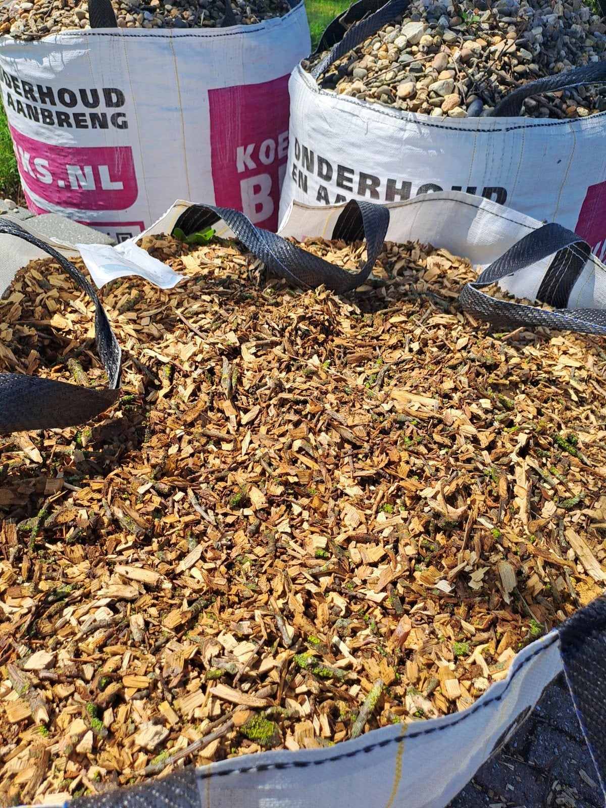 Houtsnippers voor tuin en landschap, Ophalen, Nieuw, Overige typen