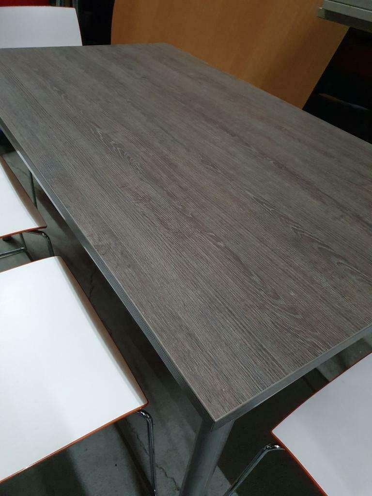 ACTIE bureaublad / tafelblad 120x80 Logan Oak, 25mm melamine, VST, Nieuw, Info@vstkantoormeubilair.nl, Industriestraat 5