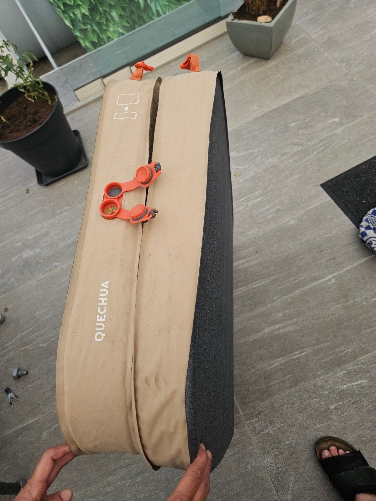 Quechua Ultim Comfort zelfopblaasbaar slaapmatje, Caravans en Kamperen, Luchtbedden, Ophalen of Verzenden, Nieuw, 1-persoons