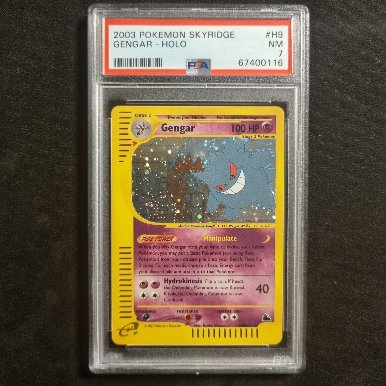 5x Gengar Skyridge H9 PSA 7, 6, 5 (2x) & 3 - Holo Pokémon, Hobby en Vrije tijd, Verzamelkaartspellen | Pokémon, Ophalen of Verzenden