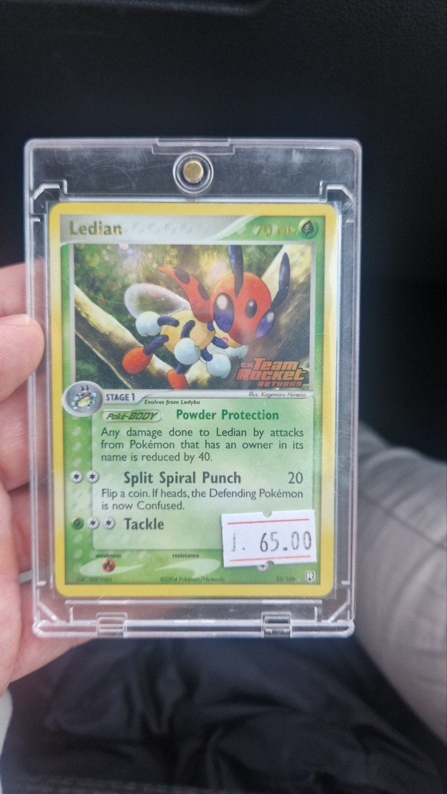 Ledyba Team Rocket Stamped 23/109 Pokemon Kaart, Ophalen of Verzenden