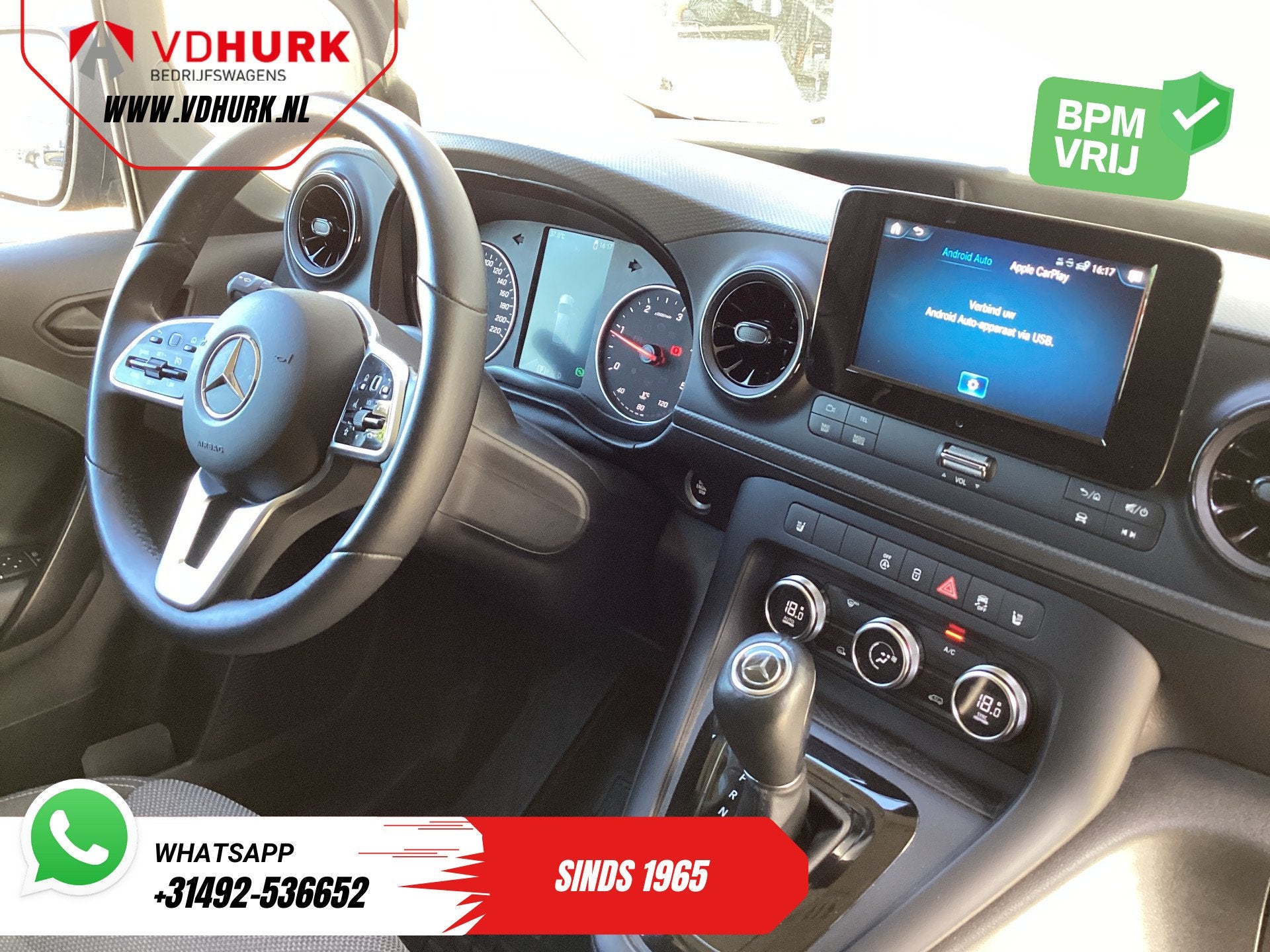 Mercedes-Benz Citan 112 CDI Aut. LED/ Stoelverw/ Keyless/ Ca, Auto's, Stof, Gebruikt, 4 cilinders, 1618 kg