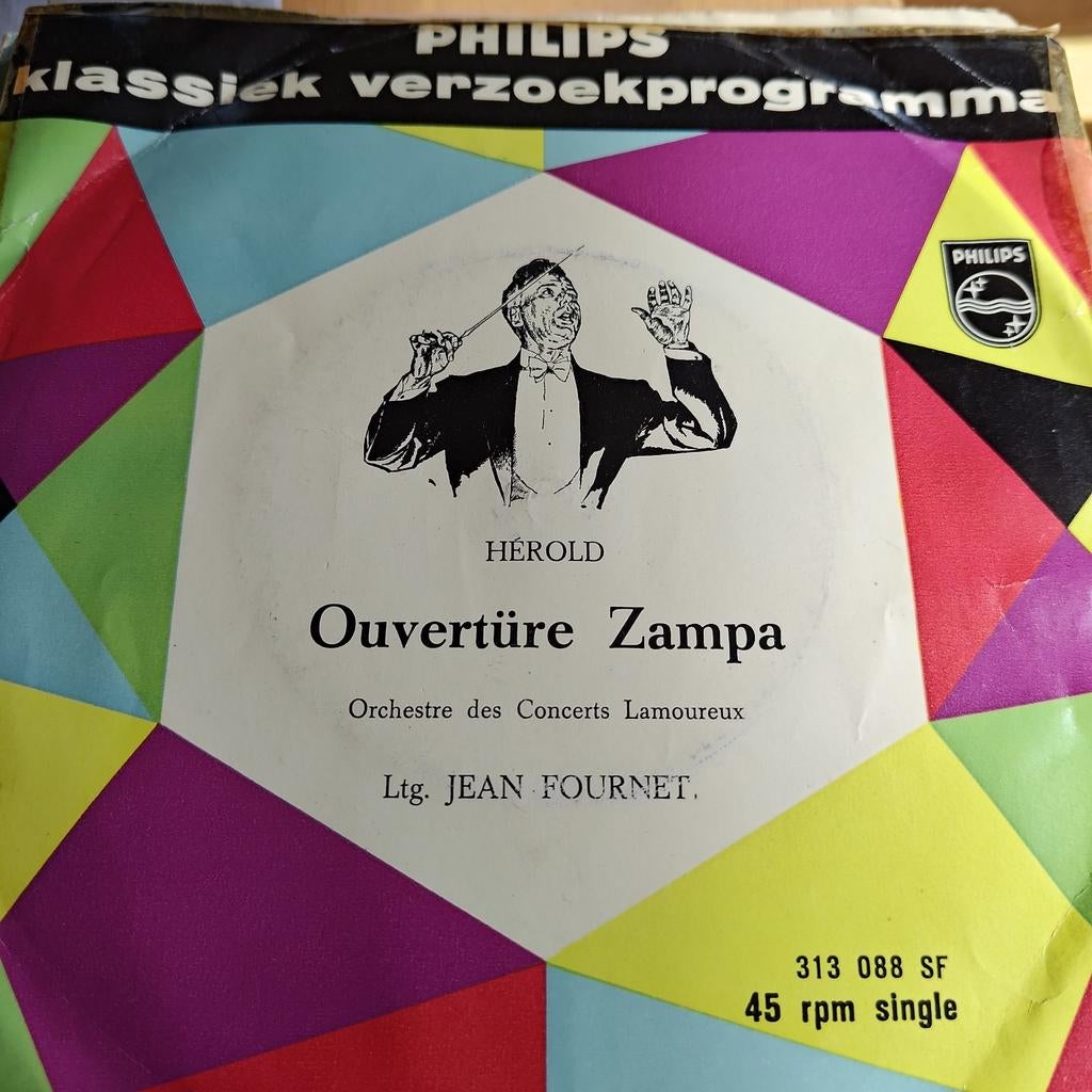Hérold - Ouverture Zampa - Philips Klassiek Verzoekprogramma, Cd's en Dvd's, Vinyl Singles, Gebruikt, 7 inch, Ophalen of Verzenden