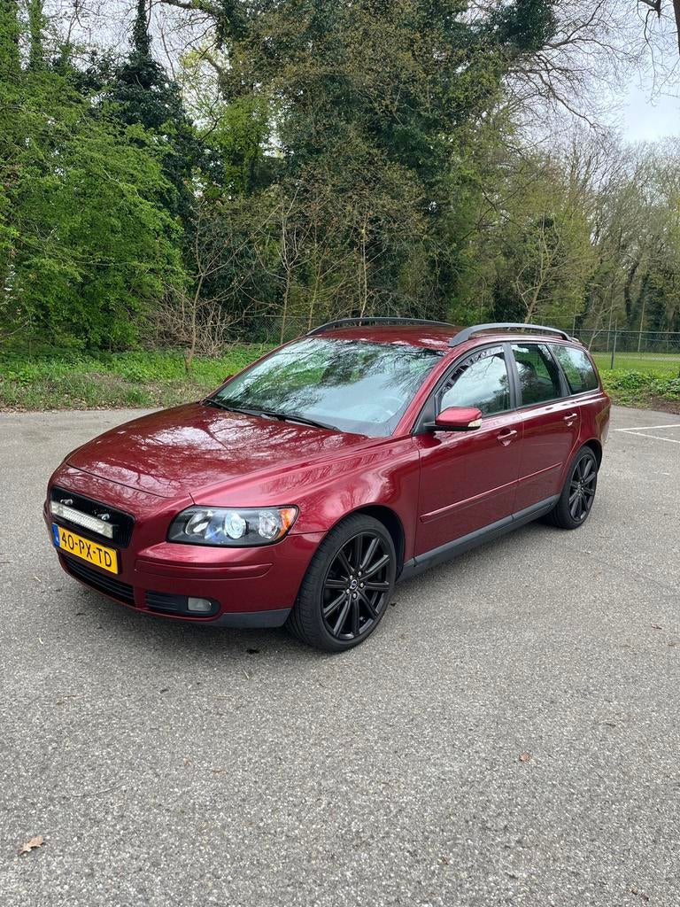 Volvo V50 2.4 170PK 2005 Rood, Auto's, Origineel Nederlands, Particulier, 170 pk, V50