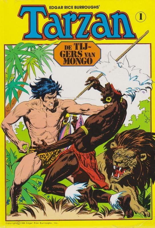 Edgar Rice Burroughs # Tarzan 7 stripboeken - foto's, Meerdere stripboeken, Ophalen of Verzenden, Gelezen