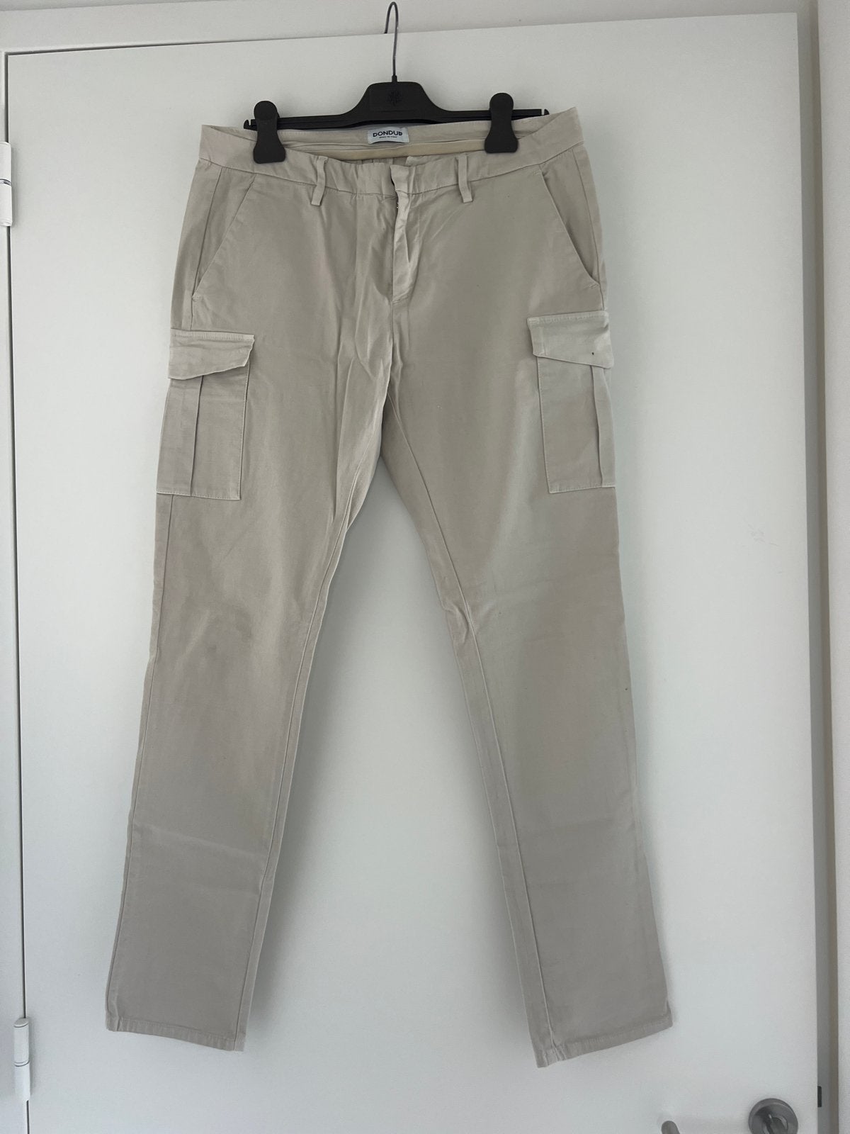 Dondup Cargo Broek - Beige - Maat 34, Ophalen of Verzenden, Zo goed als nieuw, Overige maten, Beige