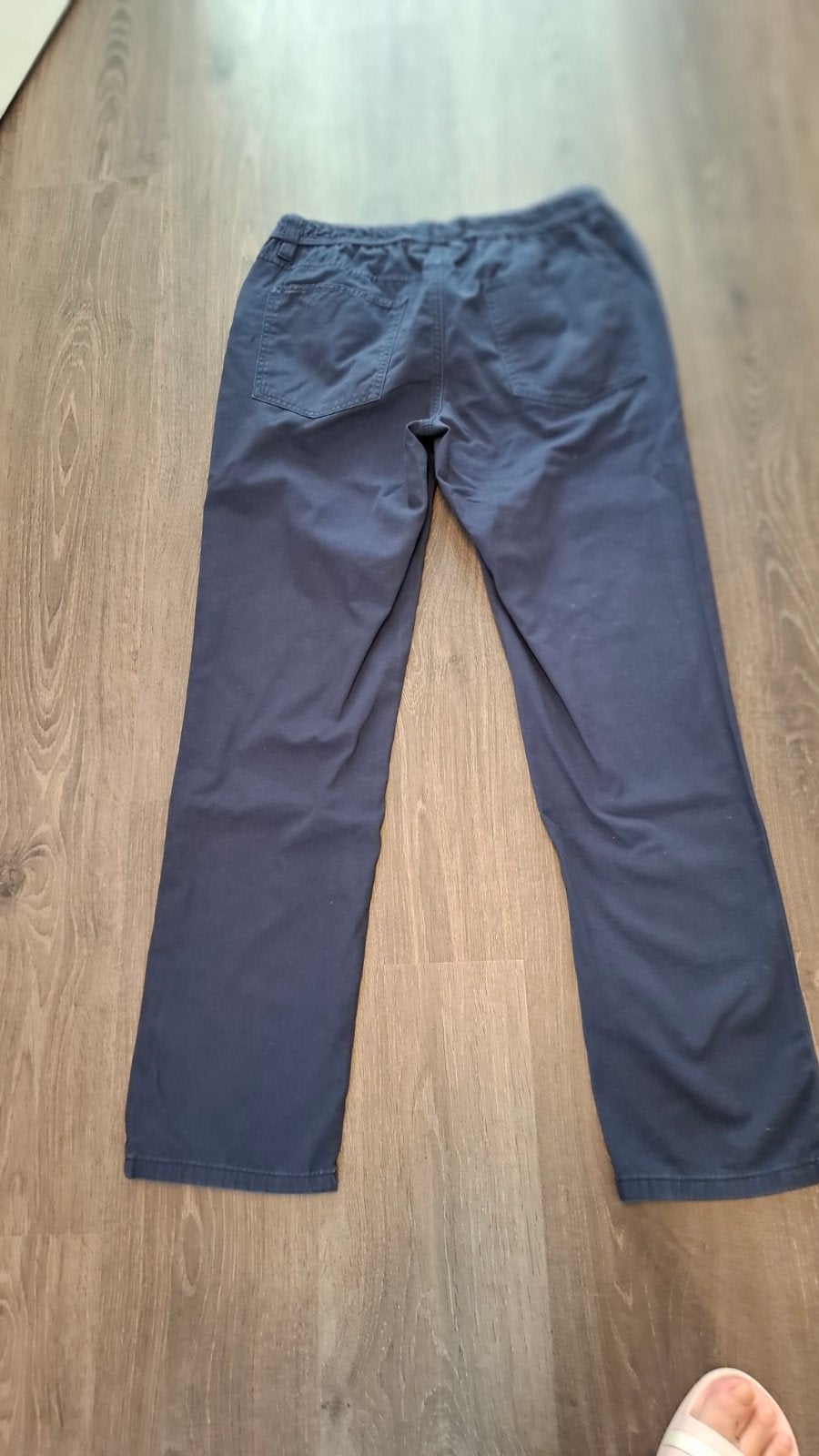 Bonprix donkerblauwe broek - Maat 46, Ophalen of Verzenden, Gedragen, Blauw