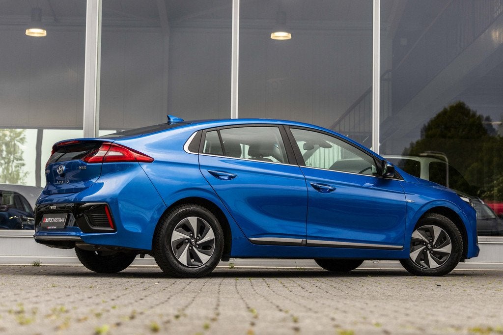 Hyundai IONIQ 1.6 GDi Premium | Pano | Infinity | ACC, Auto's, Gebruikt, Blauw, Bedrijf, IONIQ