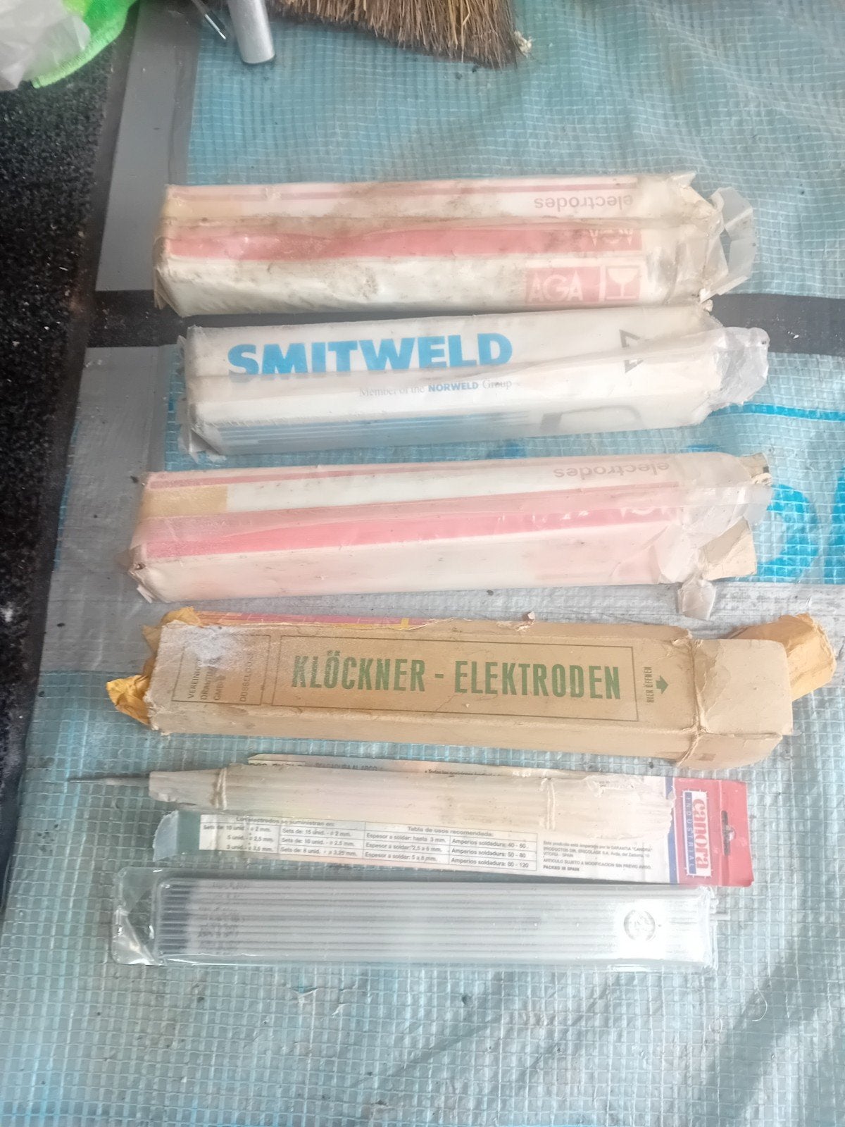 Diverse las elektroden - Smitweld, Klöckner, AGA, Ophalen of Verzenden, Gebruikt, Elektroden