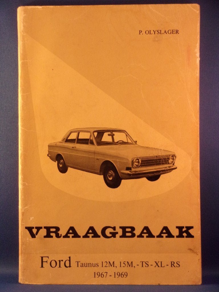 FORD 12m en 15m  (P. OLYSLAGER), Ophalen of Verzenden