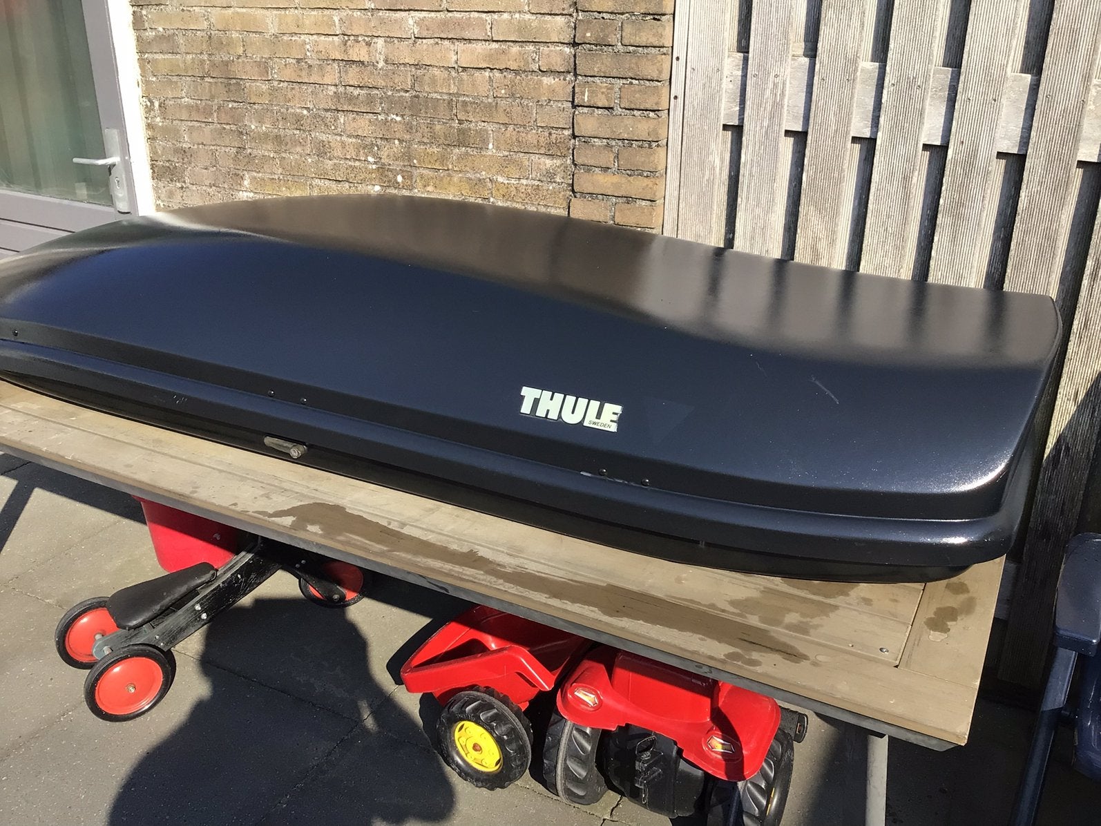 Grootste Thule Dakkoffer type 900 - Zwart, Easysnap, Auto diversen, Dakkoffers, Ophalen of Verzenden, Gebruikt