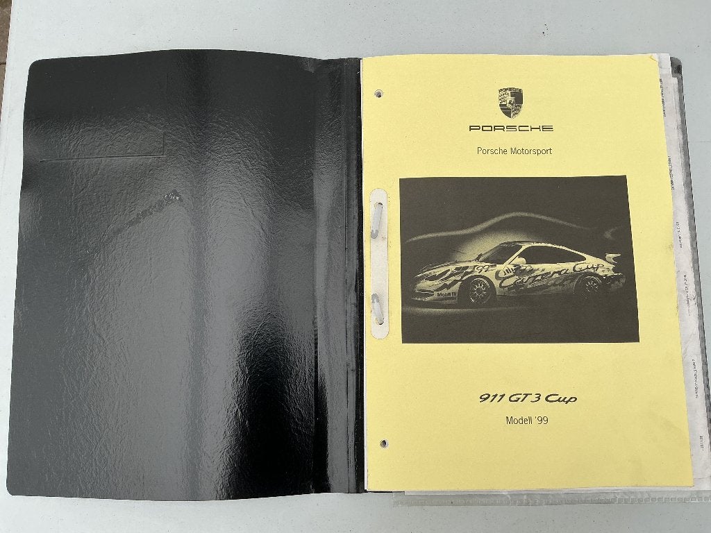 Porsche 996 GT3 Cup 1999 race auto handleiding, Ophalen of Verzenden