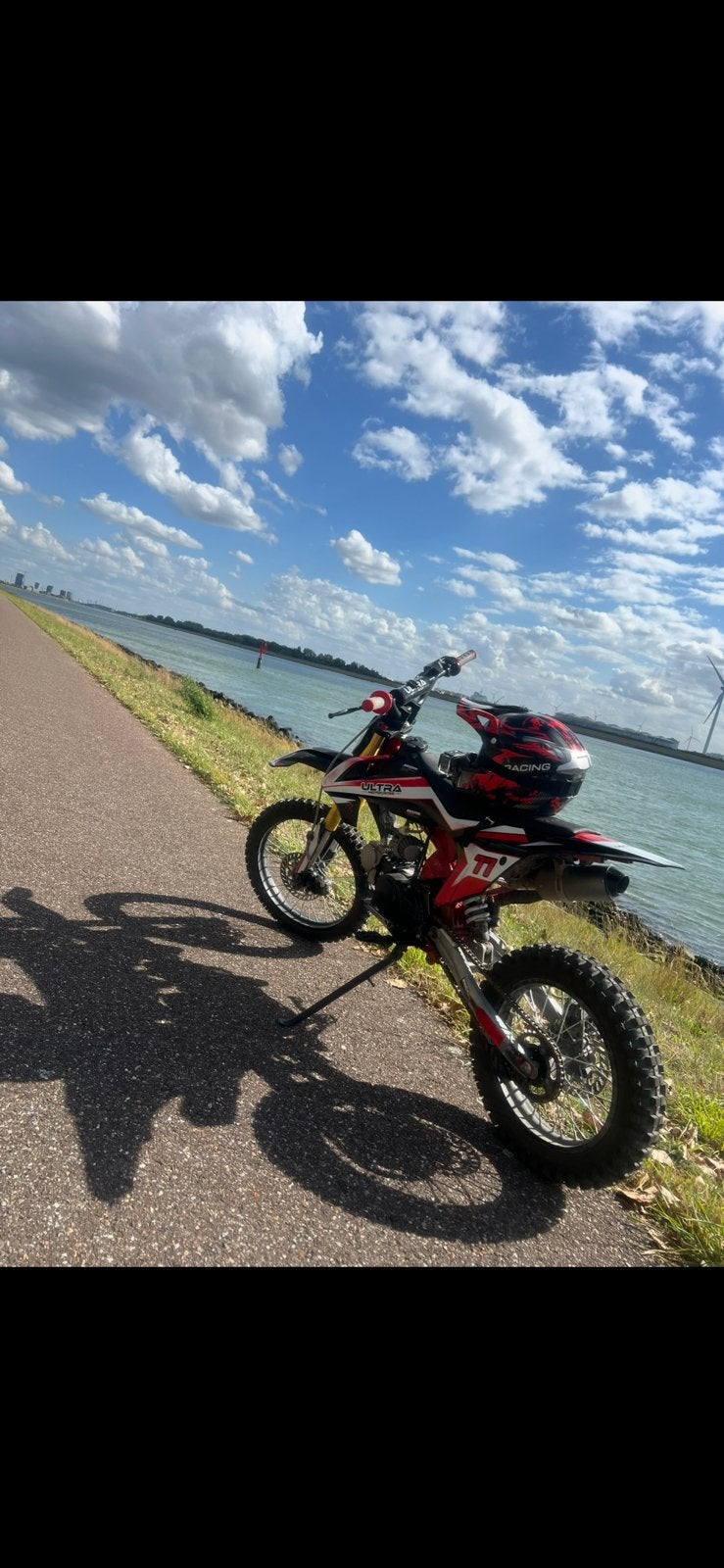 125cc crossmotor, Ophalen, Zo goed als nieuw