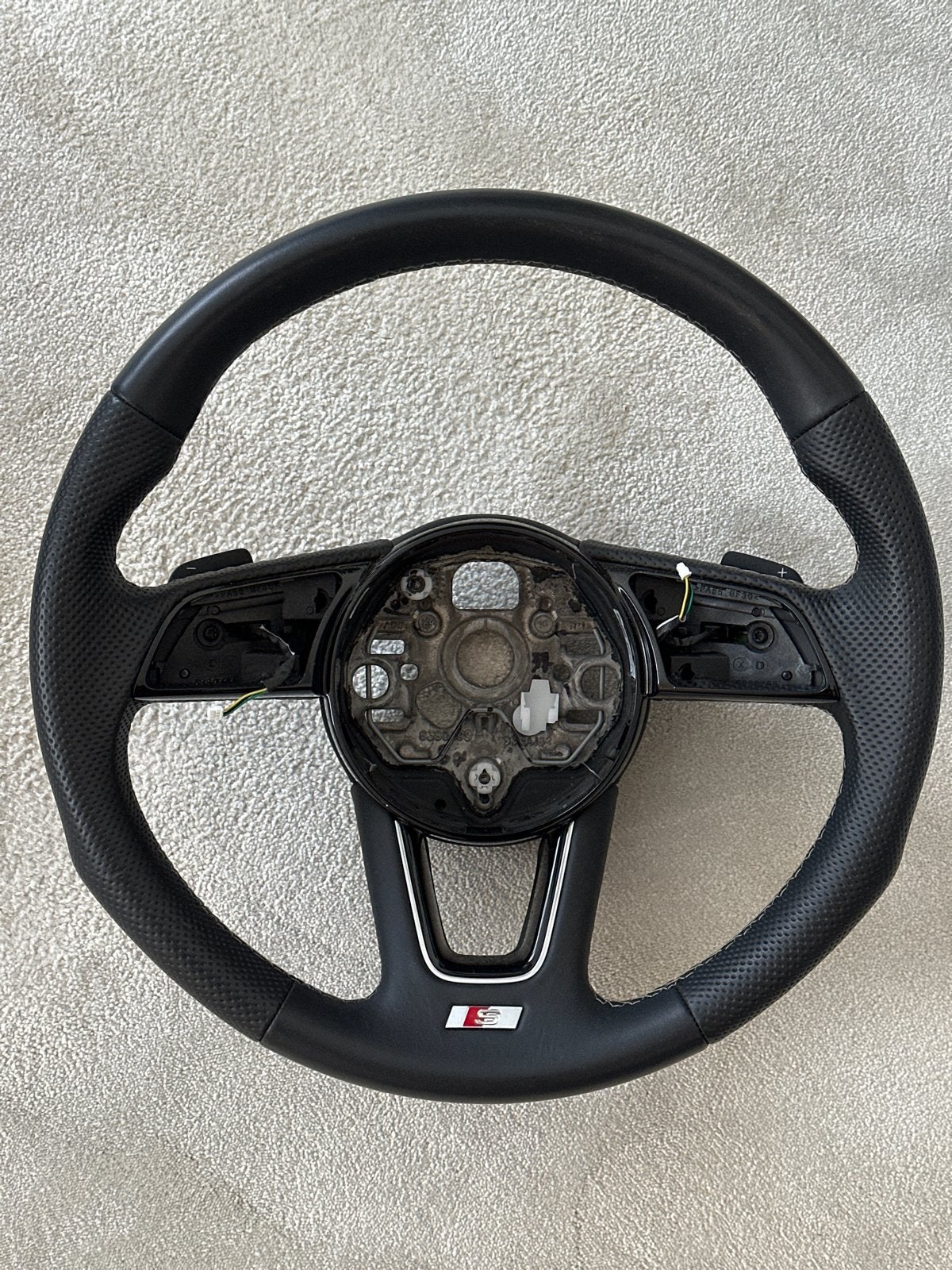 Audi S Line Stuurwiel met flippers - Gebruikt, Auto-onderdelen, Besturing, Ophalen, Gebruikt, Audi