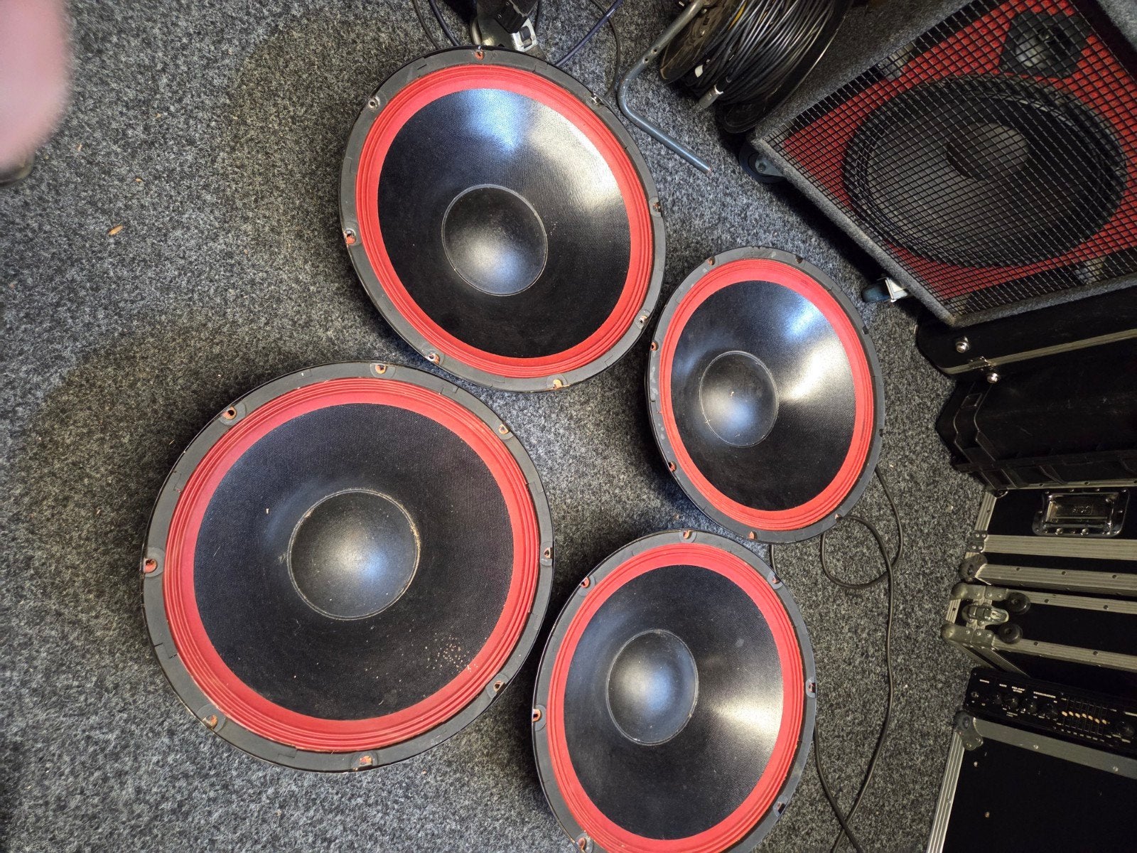 4x 18 inch sub  Stage Line SP-450PA Subwoofers 450W RMS, Ophalen, Subwoofer, Overige merken