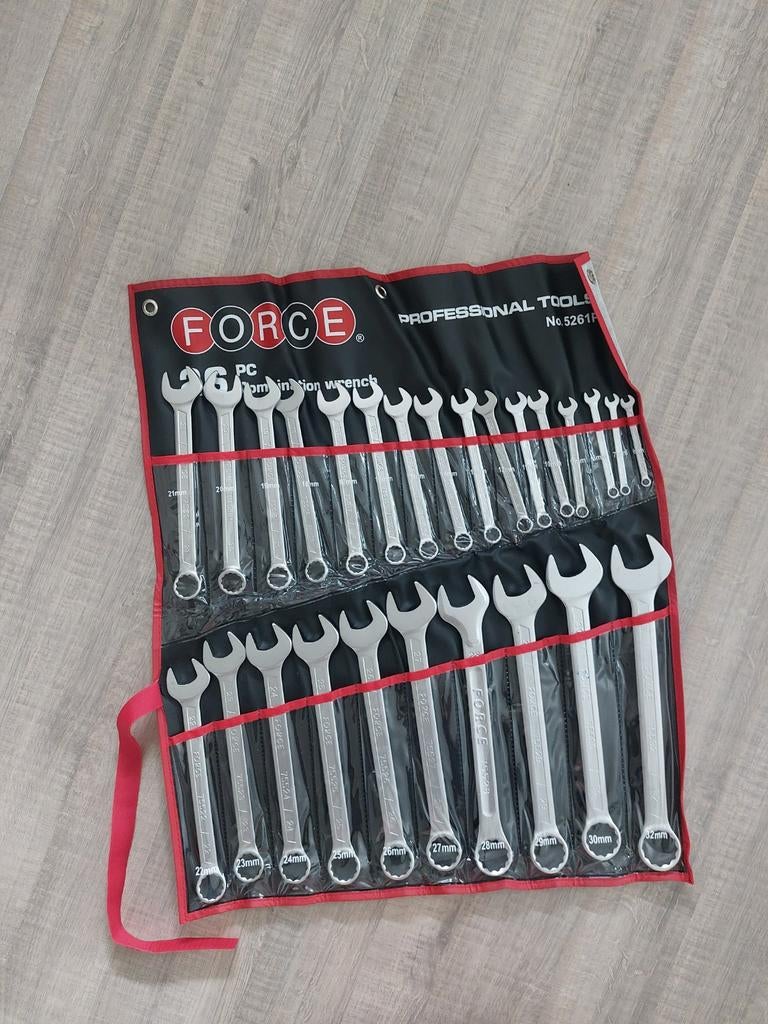 Force Professional 26-delige ring-steeksleutelset 5261P, Ophalen of Verzenden, Nieuw