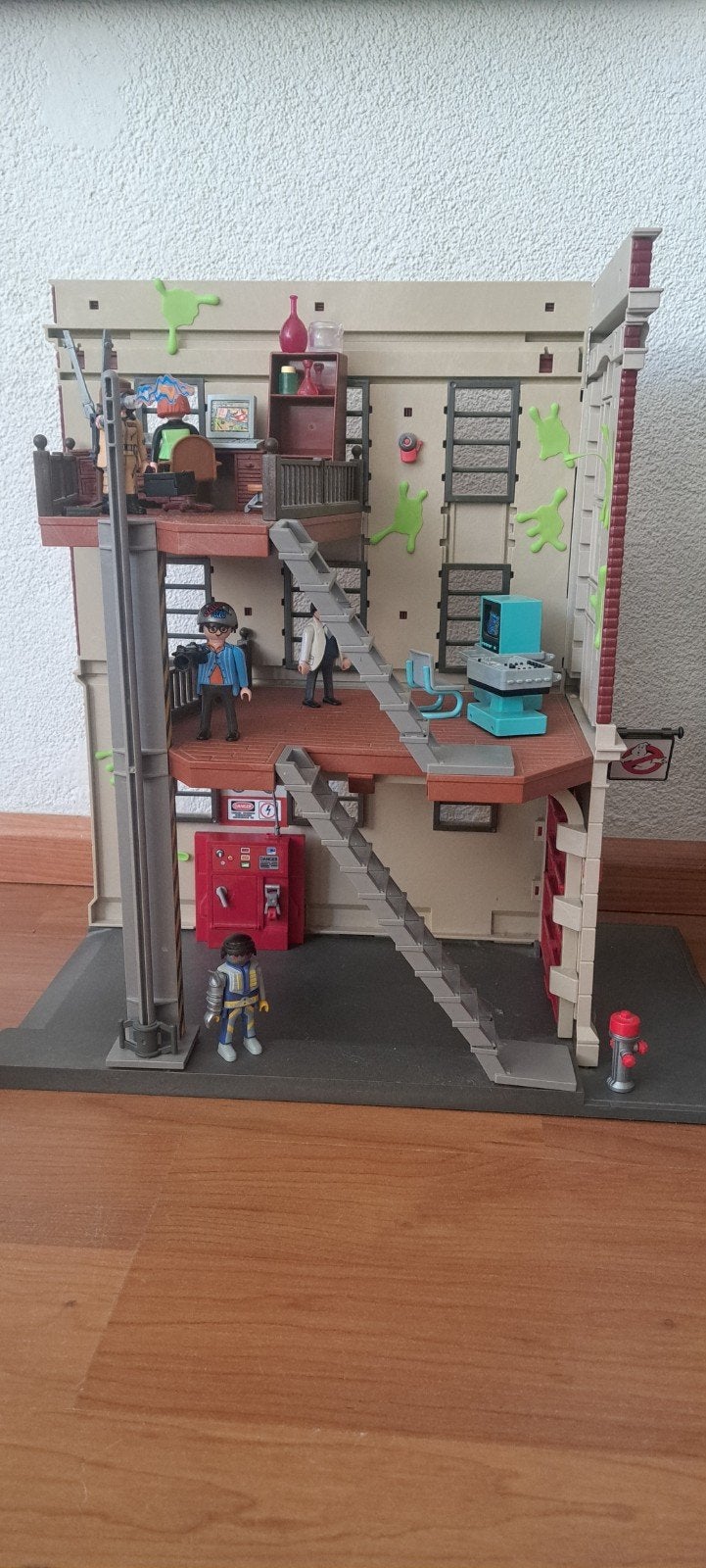 Playmobil Ghostbusters Brandweerkazerne - Prima Staat, Ophalen, Gebruikt, Jongen of Meisje