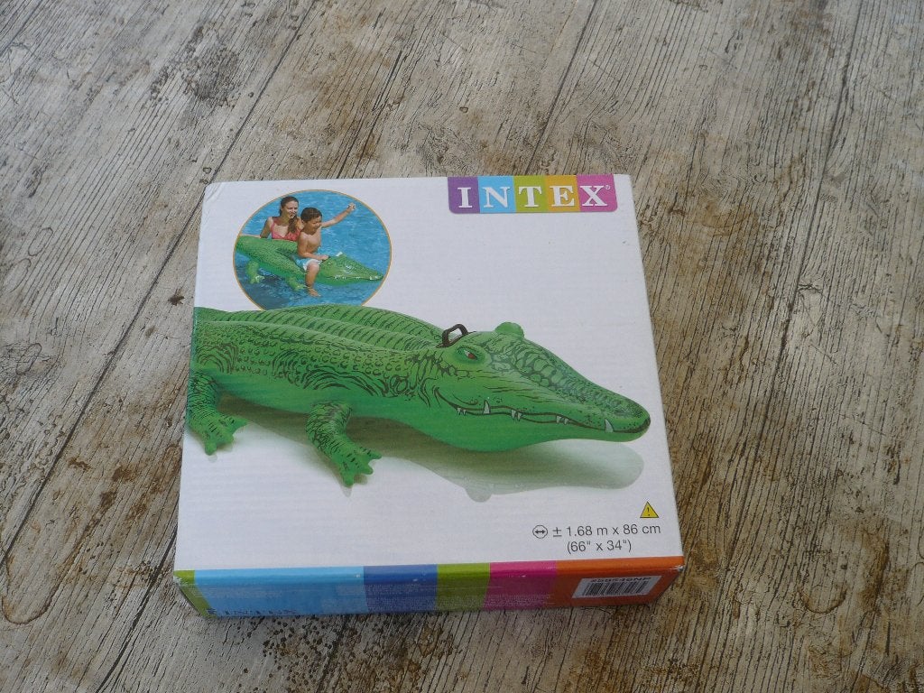 Opblaasbare groene krokodil, Ophalen of Verzenden, Nieuw