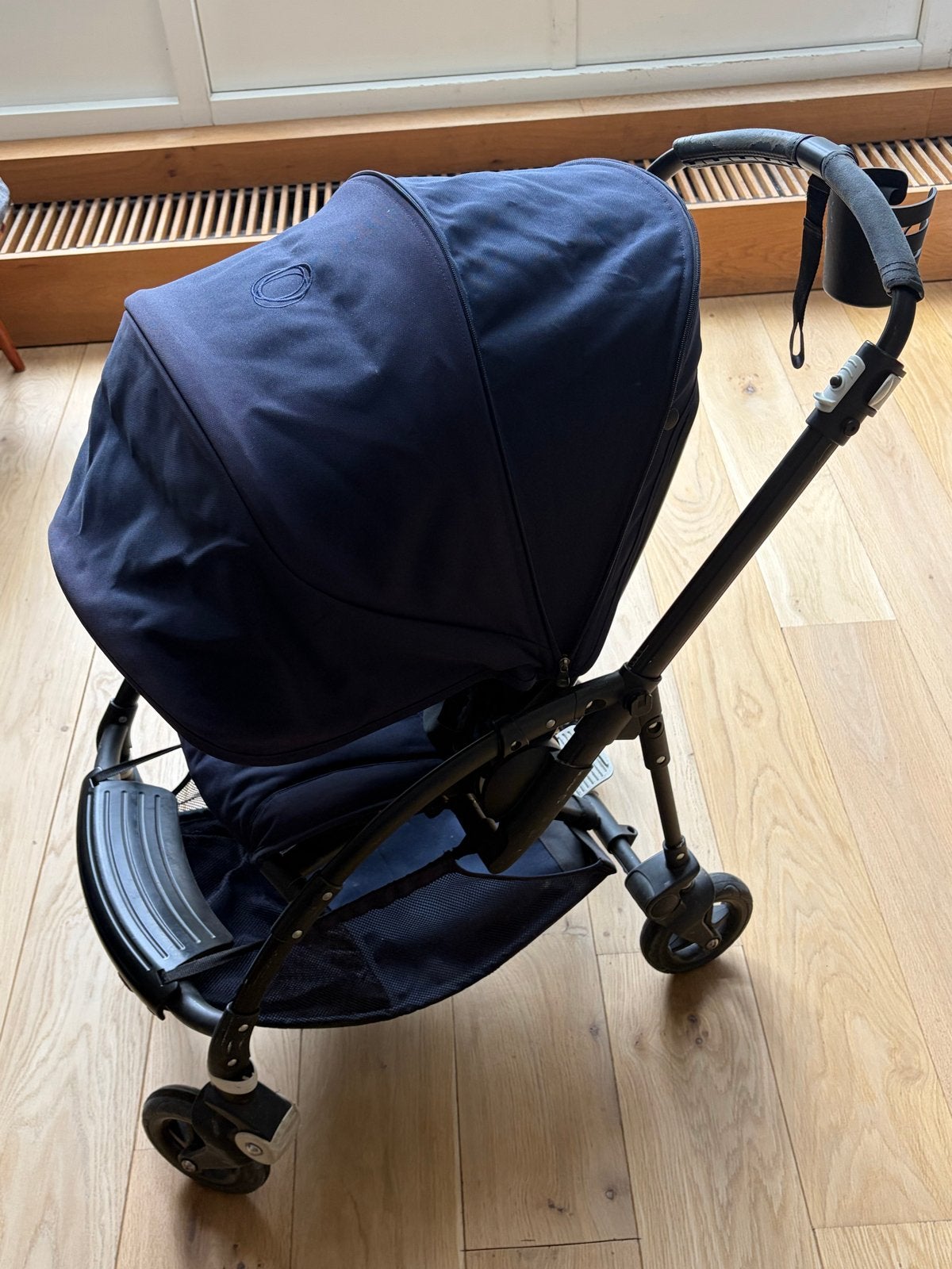 Bugaboo Bee 5 kinderwagen - Donkerblauw, Gebruikt, Bugaboo, Verstelbare duwstang, Ophalen