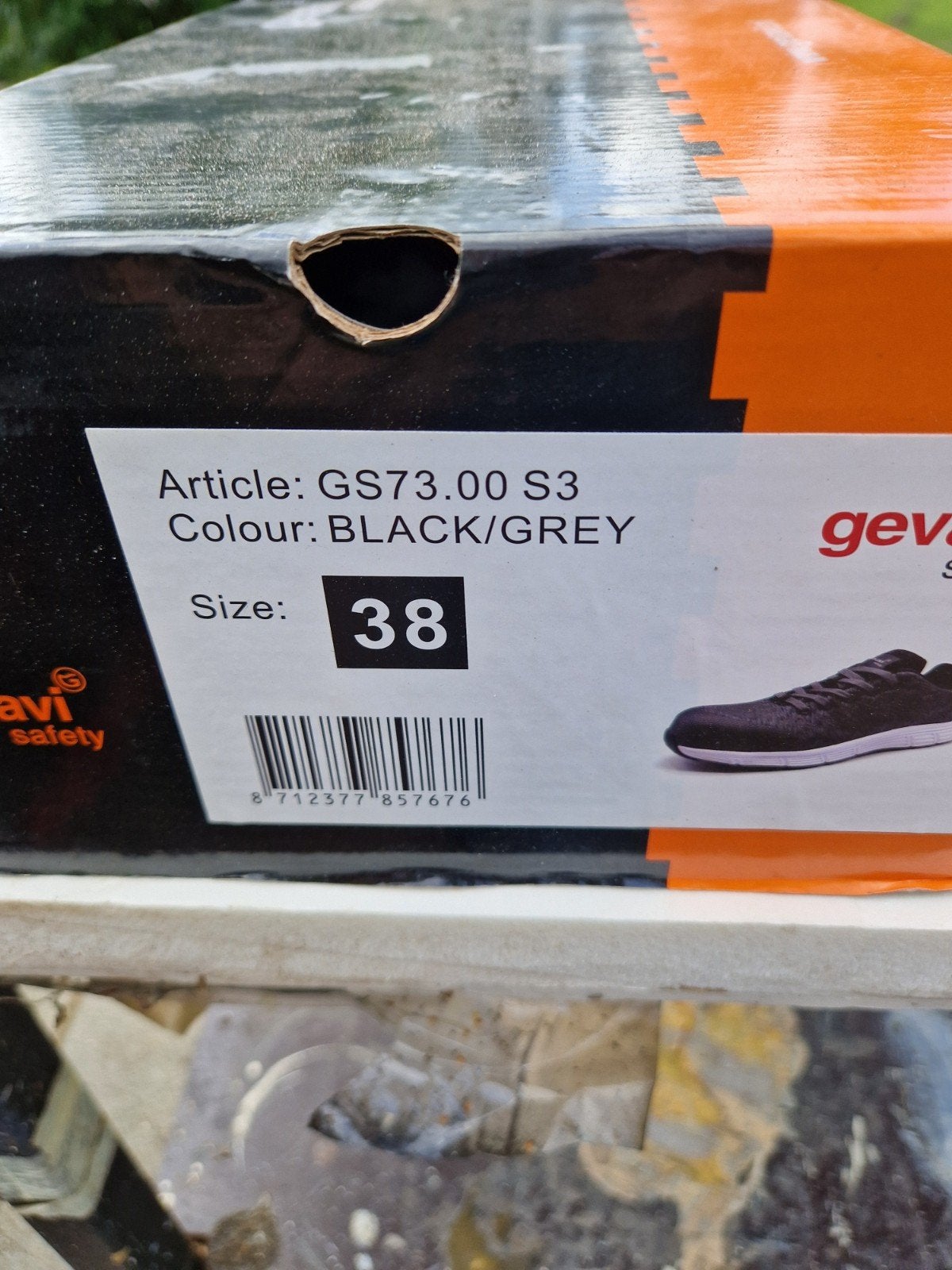 Gevavi Safety werkschoenen GS73.00 S3 - Maat 38, Kleding | Dames, Ophalen, Zwart, Nieuw, Werkschoenen