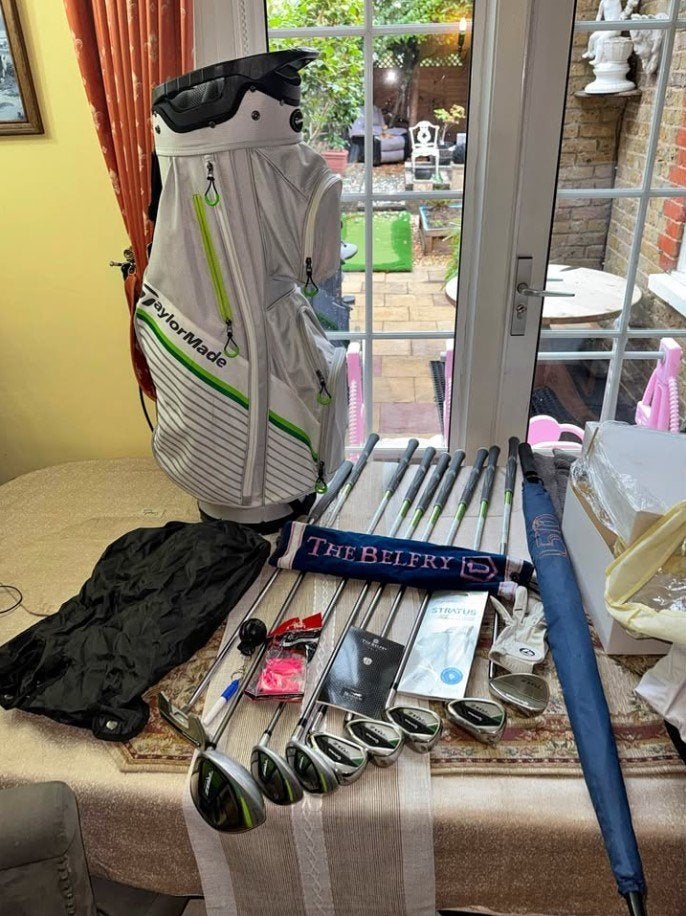 TaylorMade RBZ dames golfset 10-delig compleet rechtshandig, Sport en Fitness, Golf, Ophalen of Verzenden, Zo goed als nieuw, Set