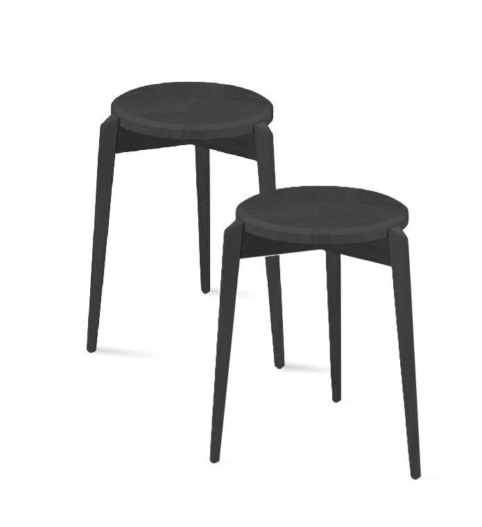 2x Skovby SM840 kruk nieuw, Twee, Bruin, Nieuw, Scandinavisch