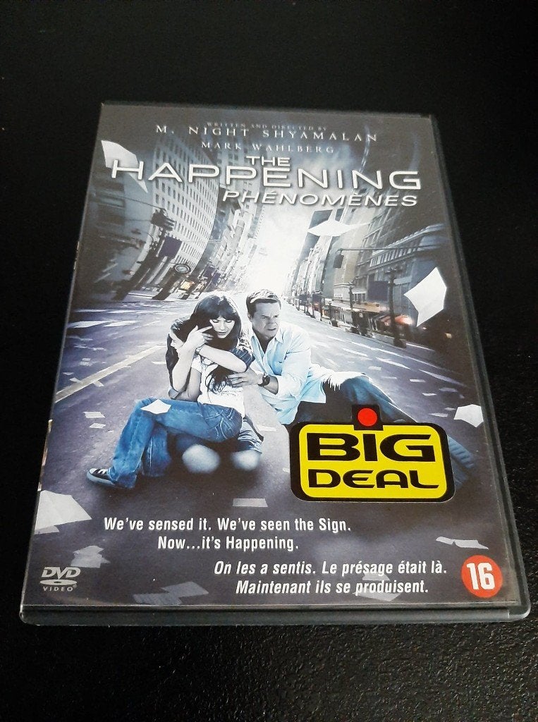 The happening,Mark Wahlberg, Zooey Deschanel, Ashlyn Sanchez, Vanaf 16 jaar, Ophalen of Verzenden, Gebruikt, Bovennatuurlijke thriller