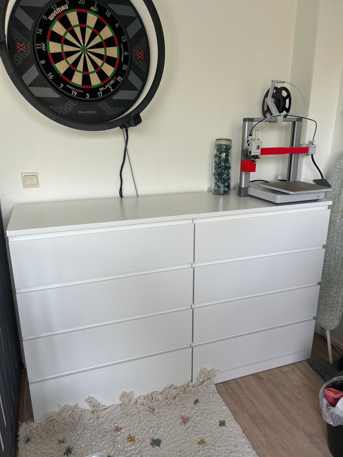 2x IKEA MALM ladekasten 80x100 hoog cm - 60 euro per stuk, Ophalen, 5 laden of meer, 50 tot 100 cm, Zo goed als nieuw