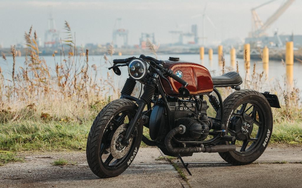 BMW R100 Caferacer, Motoren, 2 cilinders, LED Verlichting, Motorrijbewijs A, Gebruikt
