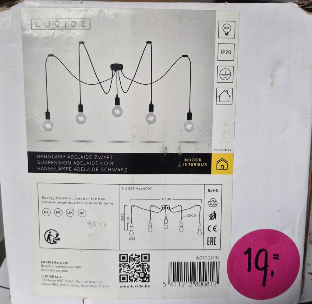 Spin lamp van Leenbakker, Huis en Inrichting, Lampen | Tafellampen, Ophalen