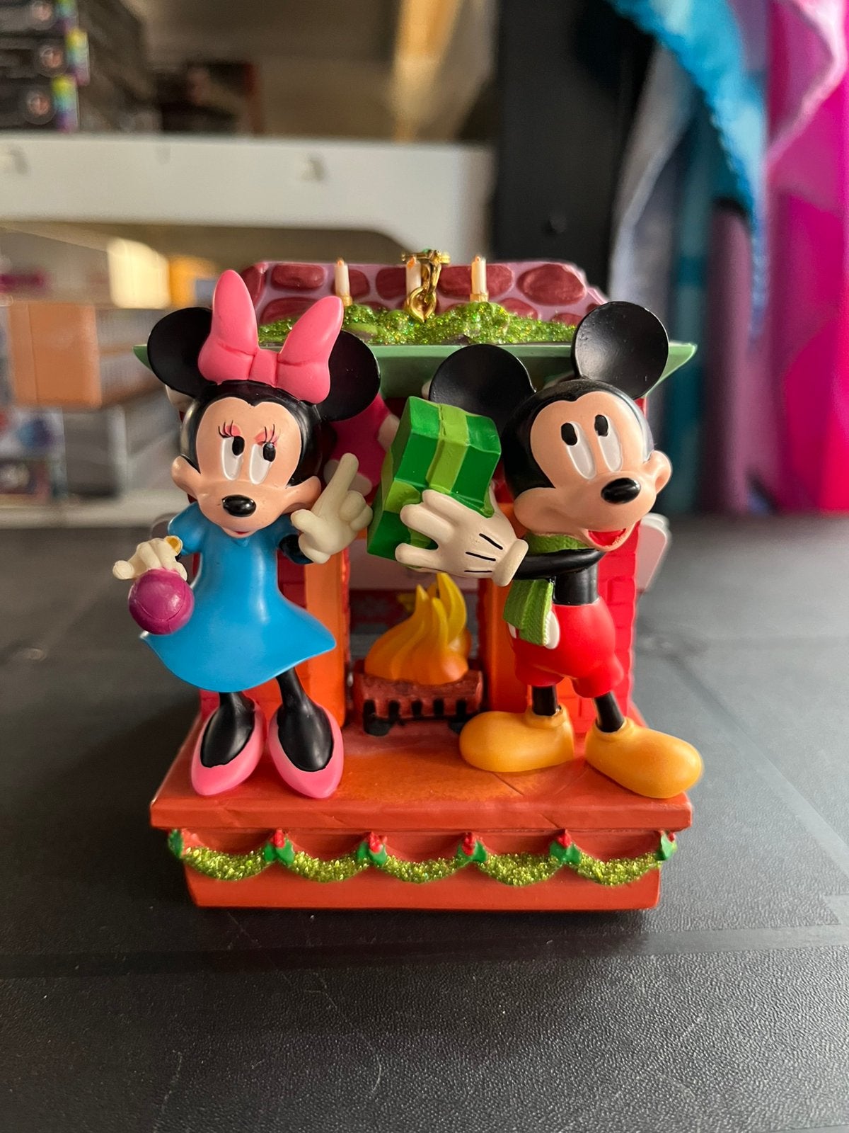 Ornament Mickey en Minnie, ., Overige typen, Nieuw, Ophalen of Verzenden