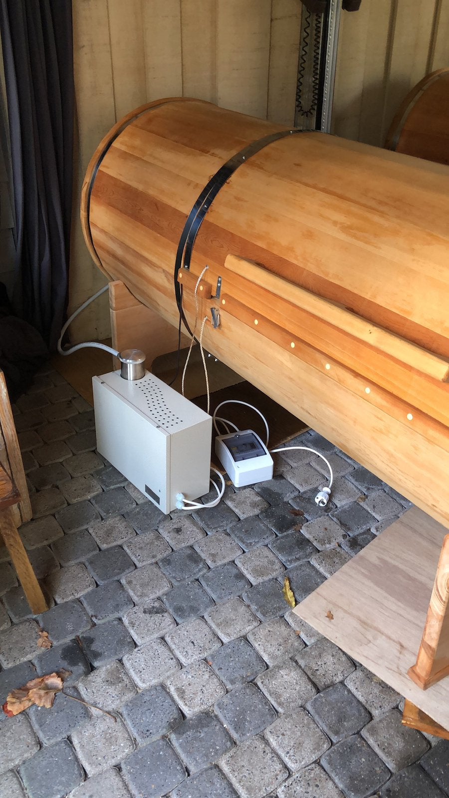 Siberische sauna, Ophalen, Zo goed als nieuw, Fins of Traditioneel, Complete sauna